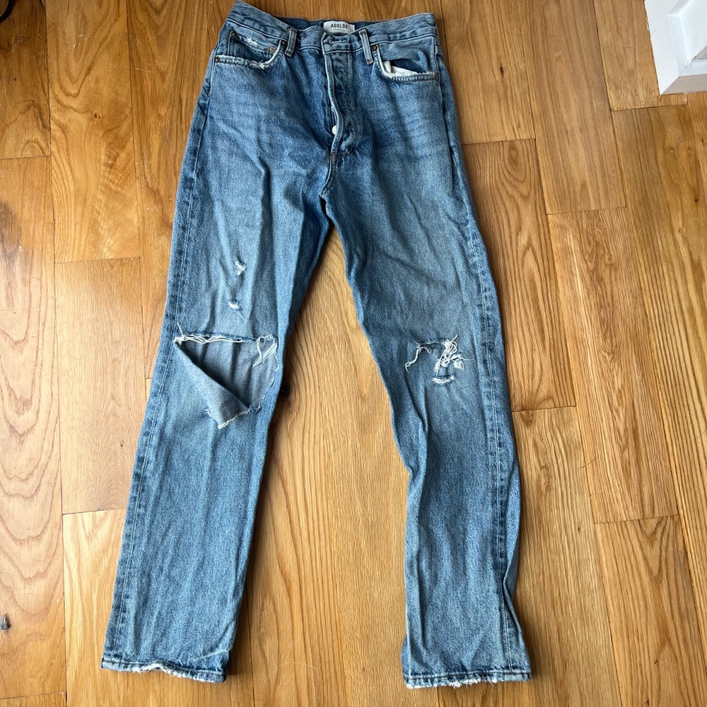 Agolde 90s Mid Rise Straight Fit Jeans